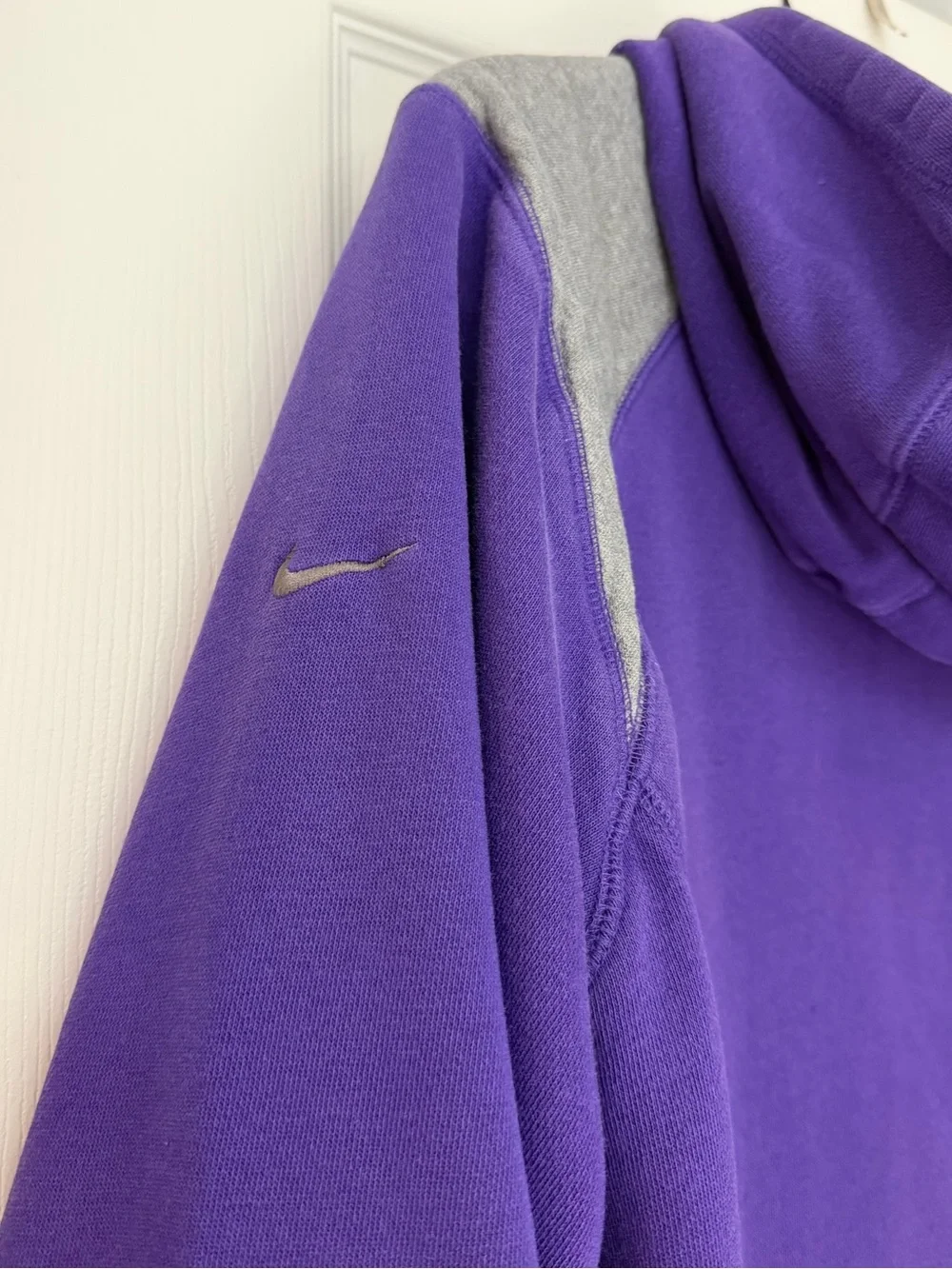 Early 2010s Nike JMU Dukes Fleece Hoodie Purple NCAA James Madison University